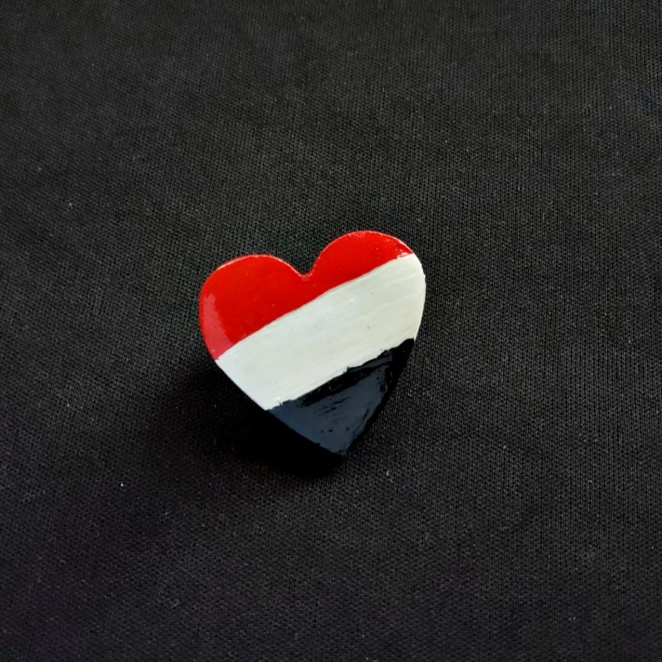 Heart Shape Pin Brooch - Image 12