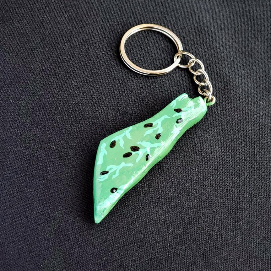 Palestine map Keychain