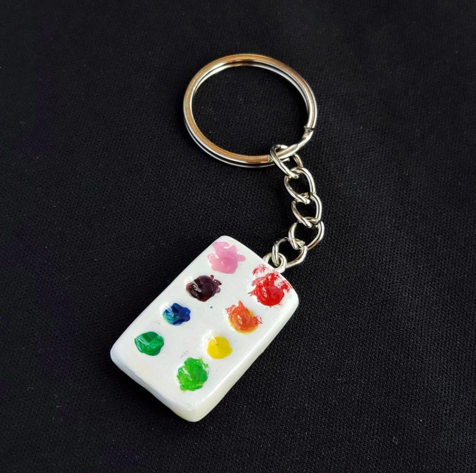 Drawing palette Keychain